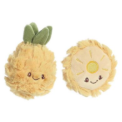 ebba Mini Yellow Precious Produce Pineapple Rattle & Crinkle Set Adorable Baby Stuffed Animal