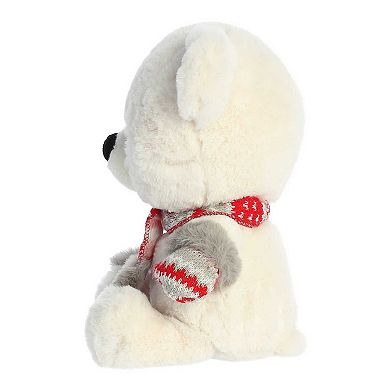 Aurora Large White Holiday 13" Baby Bear Beau Festive Stuffed Animal
