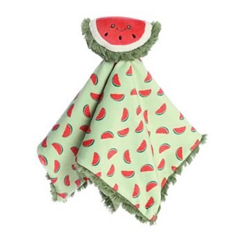 ebba Large Red Precious Produce 13" Watermelon Luvster Snuggly Baby Stuffed Animal