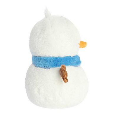 Aurora Medium White JUST SAYIN' 9.5" Up To Snow Good Festive Stuffed Animal