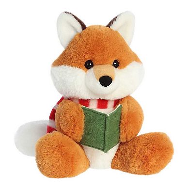 Aurora Small Orange Holiday Carolers 8.5" Melody Fox Festive Stuffed Animal