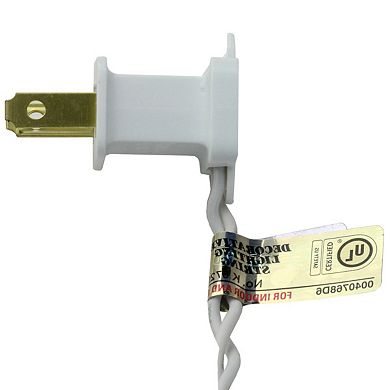 60 White LED Icicle Mini Christmas Lights - 5.75 ft White Wire