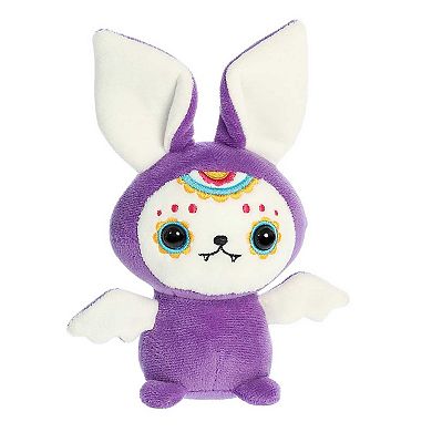 Aurora Small Purple Halloween 8" Bonita Sugar Skull Bat Spooky Stuffed Animal