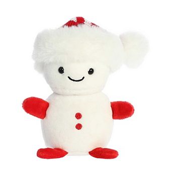 Aurora Mini White Holiday Land of Lils 5" Lil' Cane Festive Stuffed Animal
