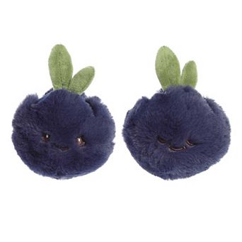 ebba Mini Blue Precious Produce Blueberry Rattle & Crinkle Set Adorable Baby Stuffed Animal