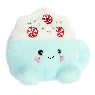 Aurora Mini Blue Palm Pals 5" Piper Peppermint Latte Festive Stuffed Animal