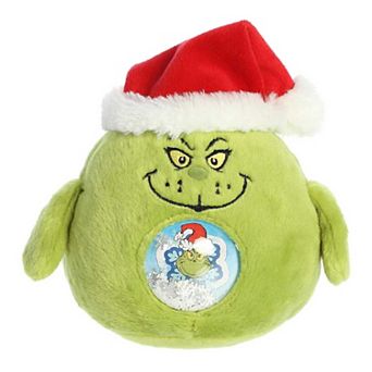 Aurora Small Green Dr. Seuss Shaker 7.5" Grinch Whimsical Stuffed Animal