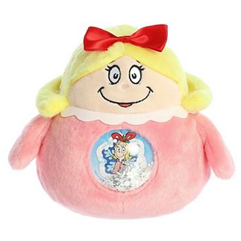 Aurora Small Pink Dr. Seuss Shaker 7.5" Cindy Lou Who Whimsical Stuffed Animal
