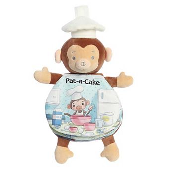 ebba Small Brown Story Pals 9" Pat-A-Cake Educational Baby Stuffed Animal
