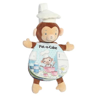 ebba Small Brown Story Pals 9" Pat-A-Cake Educational Baby Stuffed Animal