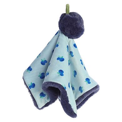 ebba Large Blue Precious Produce 13" Blueberry Luvster Snuggly Baby Stuffed Animal