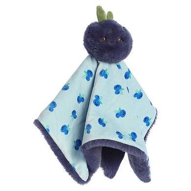 ebba Large Blue Precious Produce 13" Blueberry Luvster Snuggly Baby Stuffed Animal