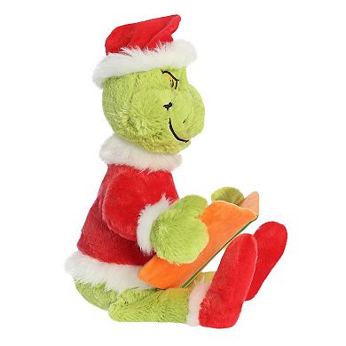 Aurora Large Green Dr. Seuss 16" Storytime Grinch Whimsical Stuffed Animal