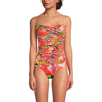 Women's Lands' End Bandeau Tankini Swimsuit Top