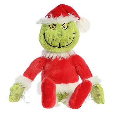 Aurora Medium Green Dr. Seuss 12" Stuck On You Grinch Whimsical Stuffed Animal