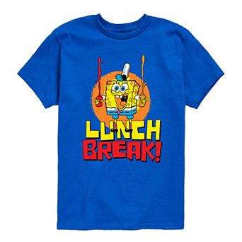 Boys 8-20 SpongeBob Lunch Break Graphic Tee