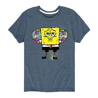 Boys 8-20 SpongeBob Skater Pants Graphic Tee