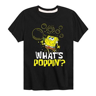 Boys 8-20 SpongeBob What's Poppin Graphic Tee