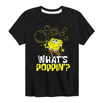 Boys 8-20 SpongeBob What's Poppin Graphic Tee