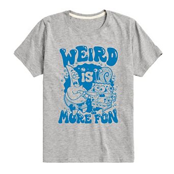 Boys 8-20 SpongeBob Weird Is More Fun Graphic Tee