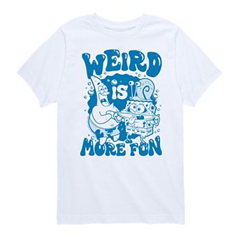 Boys 8-20 SpongeBob Weird Is More Fun Graphic Tee