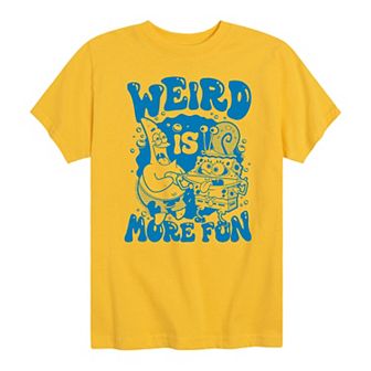Boys 8-20 SpongeBob Weird Is More Fun Graphic Tee