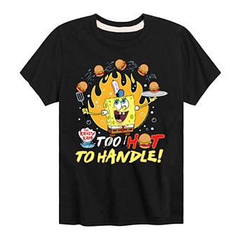 Boys 8-20 SpongeBob Too Hot To Handle Graphic Tee