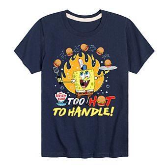 Boys 8-20 SpongeBob Too Hot To Handle Graphic Tee