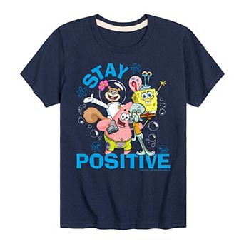 Boys 8-20 Spongebob Stay Positive Graphic Tee