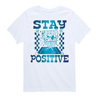 Boys 8-20 Spongebob Stay Positive Graphic Tee