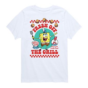 Boys 8-20 Spongebob Fresh Off The Grill Graphic Tee