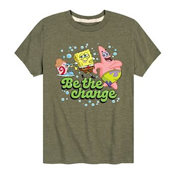 Boys 8-20 Spongebob Be The Change Graphic Tee