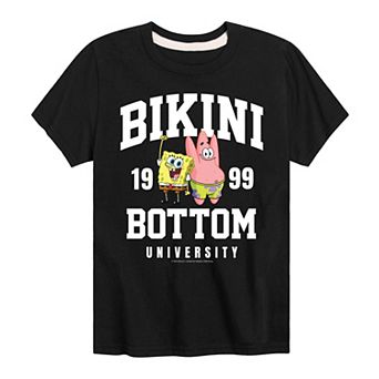 Boys 8-20 Spongebob Bikini Bottom University Graphic Tee