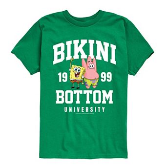 Boys 8-20 Spongebob Bikini Bottom University Graphic Tee
