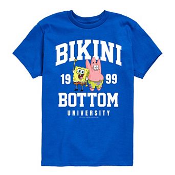 Boys 8-20 Spongebob Bikini Bottom University Graphic Tee