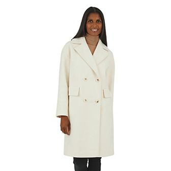Women's Fleet Street Double Breasted Long Woven Coat
