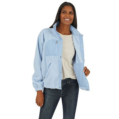 Women's Fleet Street Fleece Jacket with Snap Closure