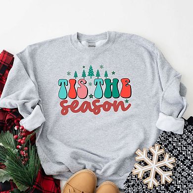 Yarn 'Tis The Season Trees Sweatshirt