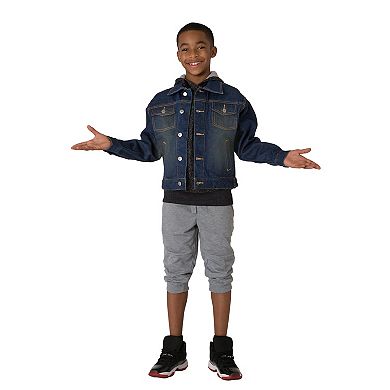 Vibes Boy's Denim Trucker Jacket