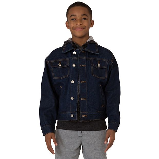 【美品✨】L'Appartement Boys denim Jacket 金釦 Vibes Boy's Denim Trucker Jacket