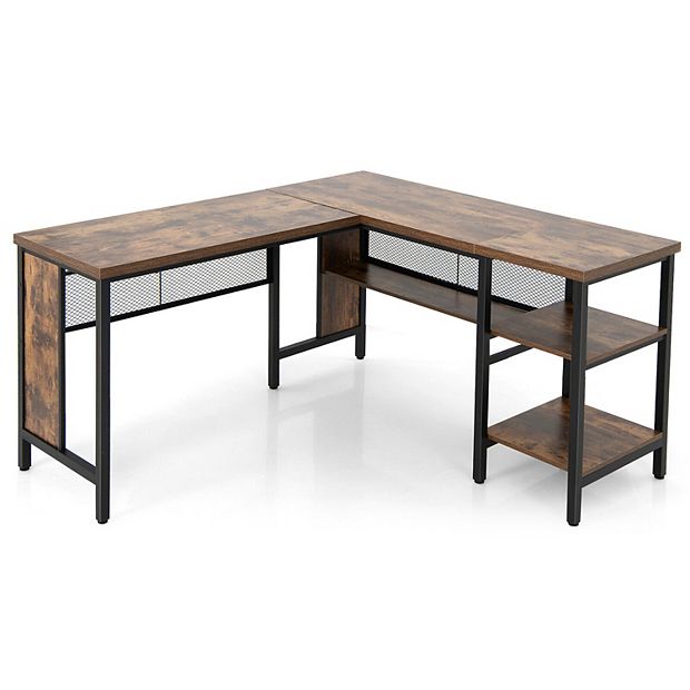 L shaped store desk kohls