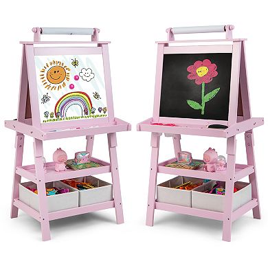 3 In 1 Double-sided Storage Art Easel