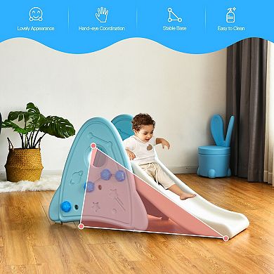Freestanding Baby Slide Indoor First Play Climber Slide Set for Boys Girls