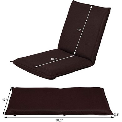 Adjustable 6 Positions Folding Lazy Man Sofa Chair Floor Chair