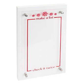 Christmas List Acyrlic Sign 15.5"L