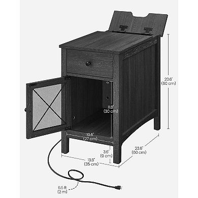 End Table With Usb Ports And Outlets