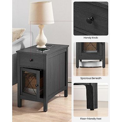 End Table With Usb Ports And Outlets