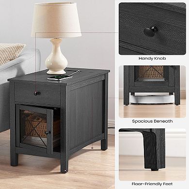 End Table With Usb Ports And Outlets