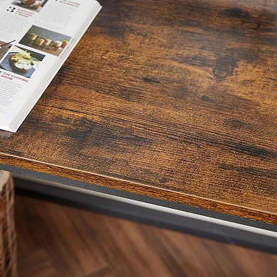 Compter Desk, Home Office Small Study Workstation, Industrial Style PC Laptop Table