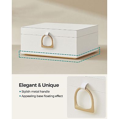 2-layer Jewelry Box, Jewelry Organizer With Handle